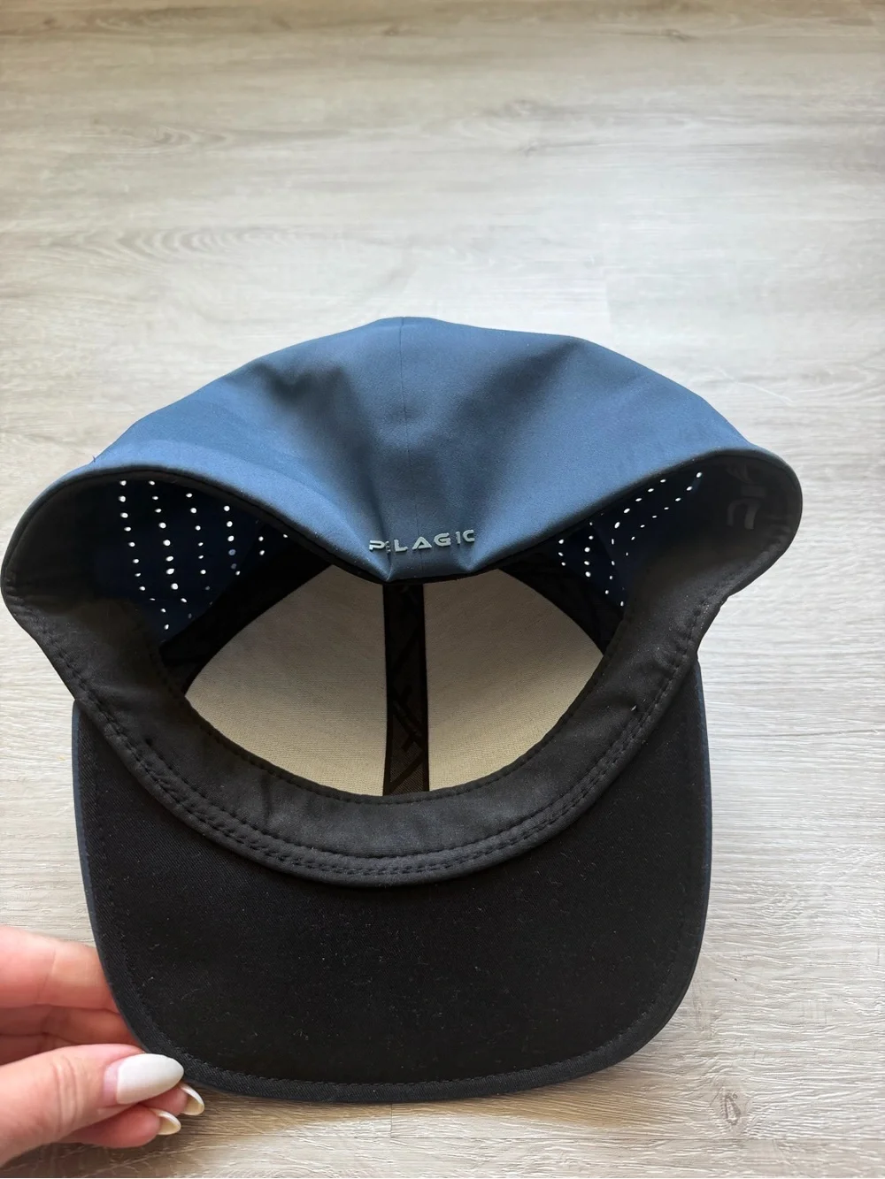 Pelagic Flexfit Delta Performance Hat Gray L/XL Fishing Cap